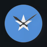 Flag of Somalia Wall Clock Runde Wanduhr<br><div class="desc">Flag of Somalia Wall Clock</div>