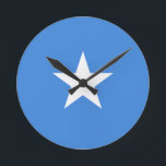 Flag of Somalia Wall Clock Runde Wanduhr<br><div class="desc">Flag of Somalia Wall Clock</div>