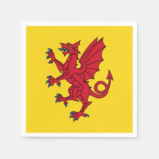 Flag of Somerset Paper Napkins Serviette (Vorderseite)