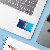 Flag of South Lanarkshire, Scotland Aufkleber (Laptop mit iPhone)