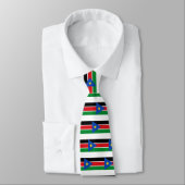 Flag_of_South_Sudan Krawatte (Gebunden)