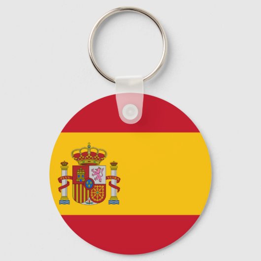 Flag of Spain - Bandera de España - Spanish Flag Schlüsselanhänger (Vorderseite)