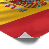 Flag of Spain Poster (Ecke)