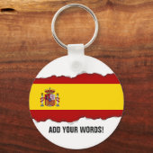 Flag of Spain Schlüsselanhänger (Vorderseite)