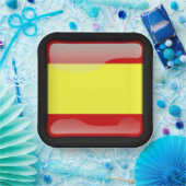 Flag_of_Spanien_Spanien Pappteller (Party)