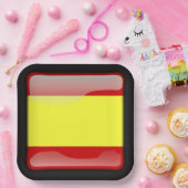 Flag_of_Spanien_Spanien Pappteller (Party)