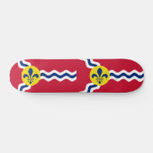 Flag of St. Louis, Missouri Skateboard (Horizontal)
