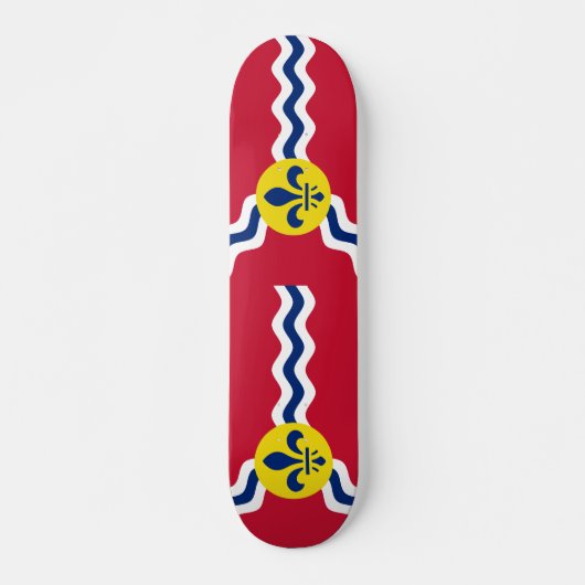 Flag of St. Louis, Missouri Skateboard (Vorne)