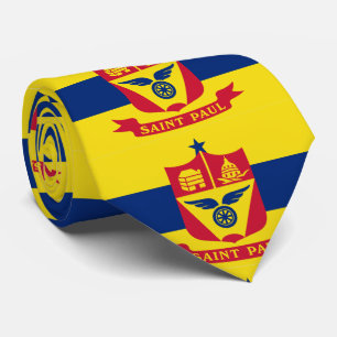 Flag of St. Paul, Minnesota Tie Krawatte