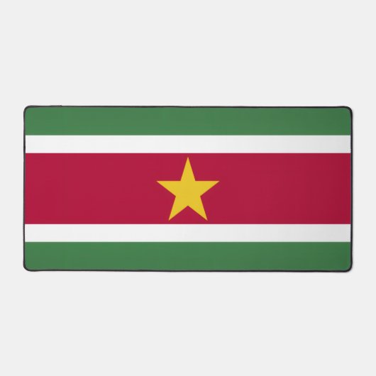 Flag of Suriname Schreibtischunterlage (Vorderseite)