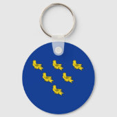 Flag of Sussex Keychain Schlüsselanhänger (Rückseite)