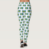 Flag of Sweden Leggings (Rückseite)