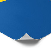 Flag of Sweden Poster (Ecke)