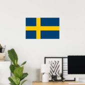 Flag of Sweden Poster (Heimbüro)