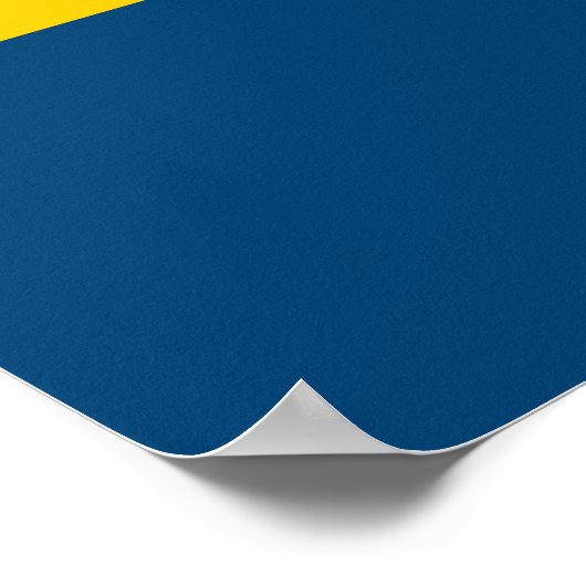 Flag of Sweden Poster (Ecke)