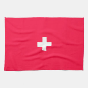 Flag of Switzerland modified – Schweiz – Suisse Geschirrtuch