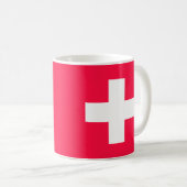 Flag of Switzerland modified – Schweiz – Suisse Kaffeetasse (VorderseiteRechts)
