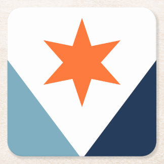 Flag of Syracuse, New York Rechteckiger Pappuntersetzer