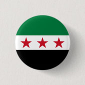 Flag of Syria (December 2024) Button (Vorderseite)