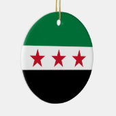 Flag of Syria (December 2024) Keramik Ornament (Rechts)