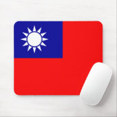 Flag of Taiwan Mousepad (Mit Mouse)