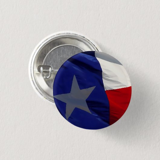Flag of Texas Pop Art Button (Vorne & Hinten)
