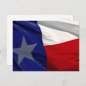 Flag of Texas Pop Art Einladungspostkarte (Vorne/Hinten)