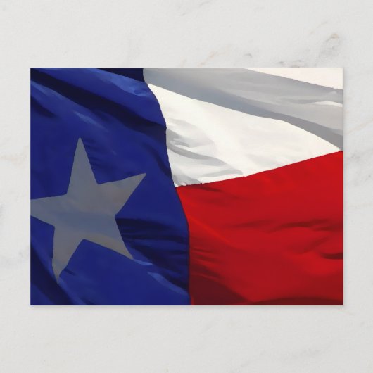 Flag of Texas Pop Art Einladungspostkarte (Vorderseite)