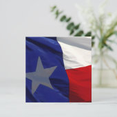 Flag of Texas Pop Art Feiertagskarte (Stehend Vorderseite)