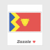 Flag of the city of Birmingham, England Aufkleber (Blatt)