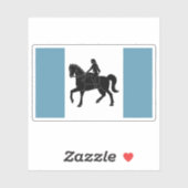 Flag of the city of Coventry, England Aufkleber (Blatt)