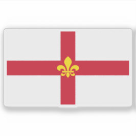 Flag of the city of Lincoln, England Aufkleber