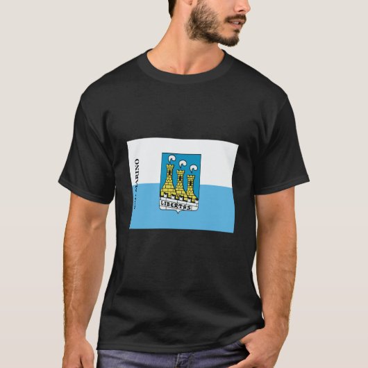 Flag of the City of San Marino T-Shirt (Vorderseite)