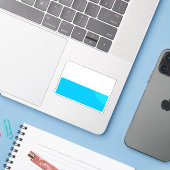 Flag of the city of Santa Marta, Belize Aufkleber (Laptop mit iPhone)