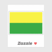 Flag of the city of Sarteneja, Belize Aufkleber (Blatt)