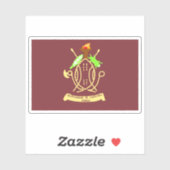 Flag of the city of Songea, Tanzania Aufkleber (Blatt)