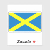 Flag of the city of St Albans, England Aufkleber (Blatt)