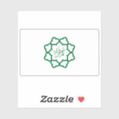 Flag of the city of Tehran, Iran Aufkleber (Blatt)