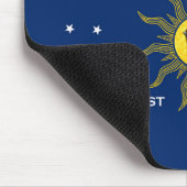 Flag of the Conch Republic, Flag of Key West Mousepad (Ecke)