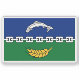 Flag of the county of Berwickshire, Scotland Aufkleber