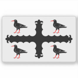 Flag of the county of Flintshire, Wales Aufkleber