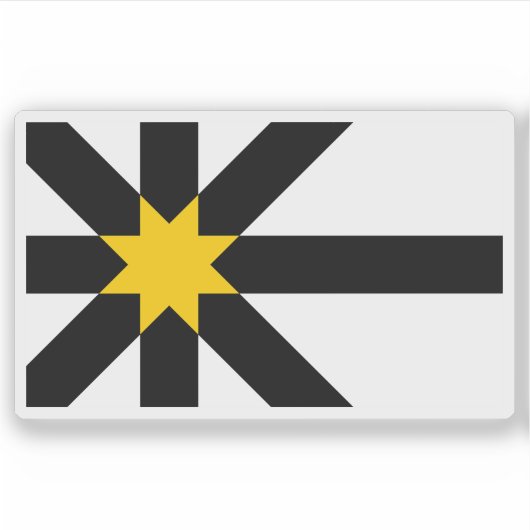 Flag of the county of Sutherland, Scotland Aufkleber (Vorderseite)