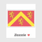 Flag of the island of Anglesey, Wales Aufkleber (Blatt)