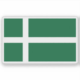 Flag of the island of Barra, Scotland Aufkleber