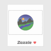 Flag of the Kassala State, Republic of the Sudan Aufkleber (Blatt)