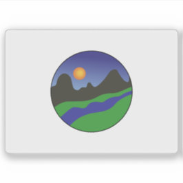 Flag of the Kassala State, Republic of the Sudan Aufkleber