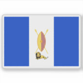 Flag of the Kingdom of Buganda, Uganda Aufkleber (Vorderseite)