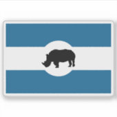 Flag of the Lango people, Uganda Aufkleber (Vorderseite)