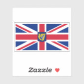 Flag of the Lord Lieutenant of Ireland Aufkleber (Blatt)