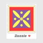 Flag of the Sasanian Empire (Derafsh Kavian), Iran Aufkleber (Blatt)